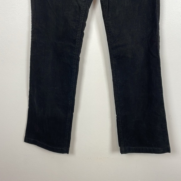J Crew Bootcut Corduroy Pants Womens 30R Casual 5 Pockets Relaxed Black Pants - Picture 2 of 9